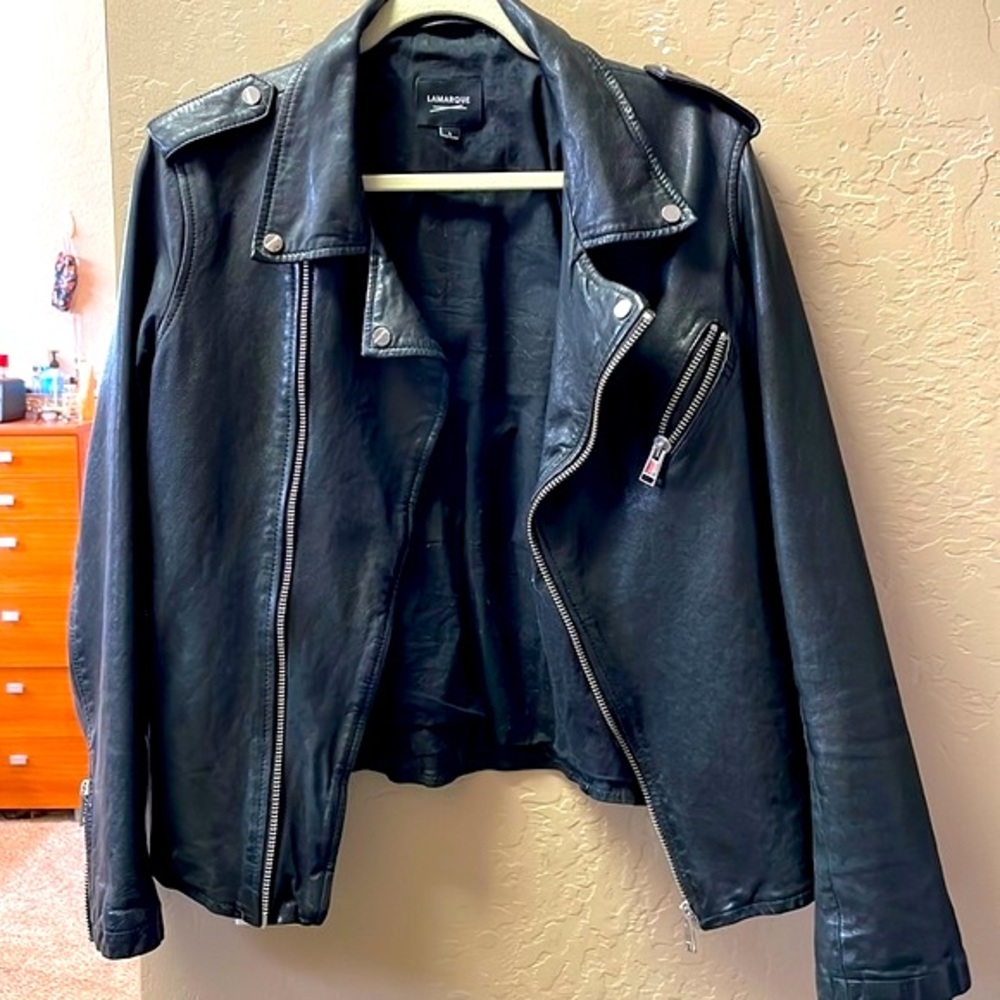 LaMarque Leather Moto Jacket